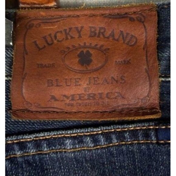 Lucky Brand 181 Relaxed Straight Men's Jeans Blue Denim Size 40x32 - Picture 11 of 13